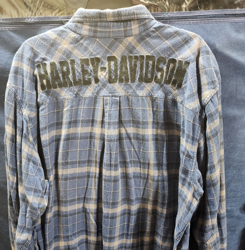 Vintage Harley Davidson Button Up Shirt